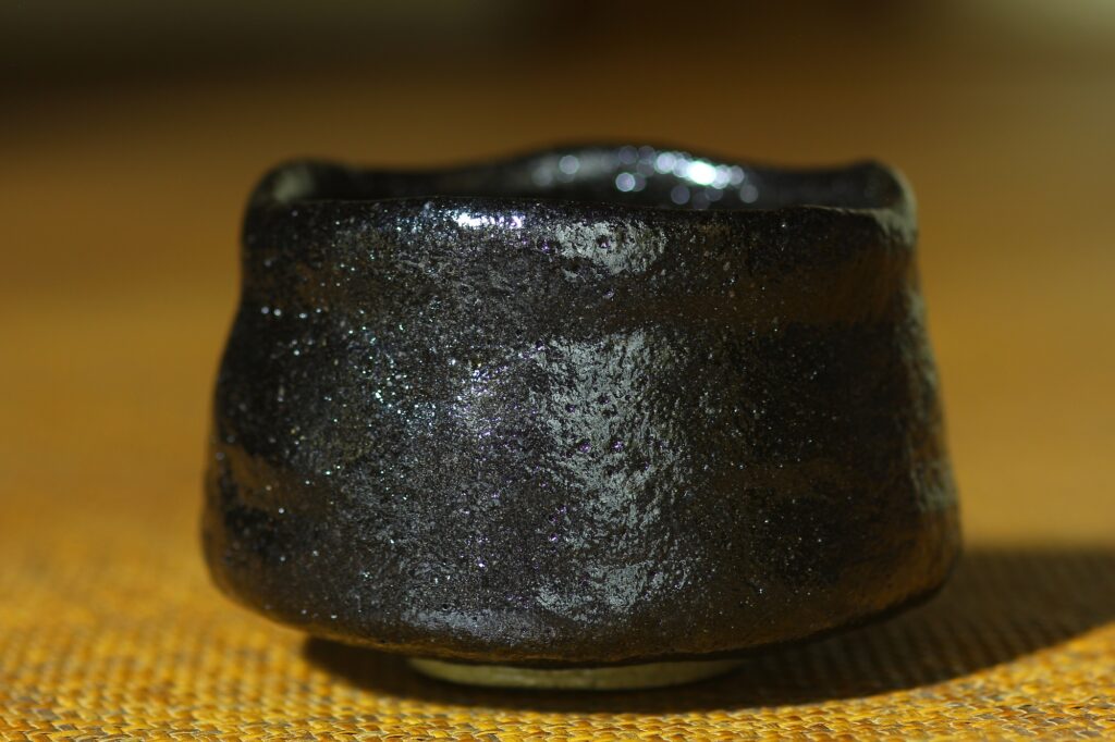 Abb-002 Black Raku Tea Bowl